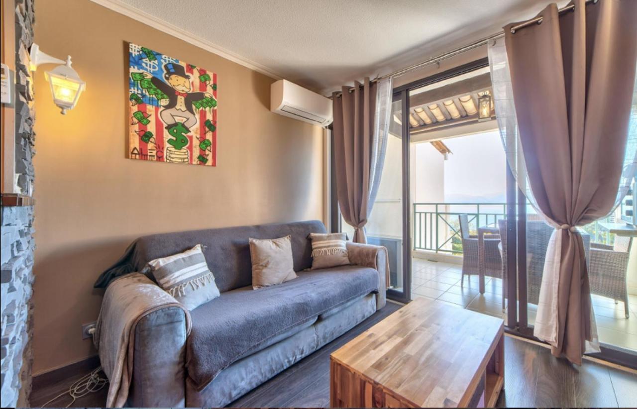 Appt Vue Mer Exceptionnelle Sur Baie De Cannes Exterior foto